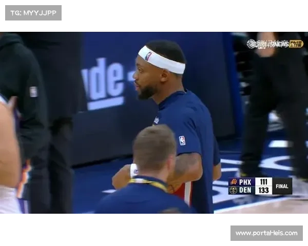 国王与掘金比赛第三节，约基奇防守导致尤班克斯心态失衡吃T